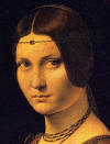 Kadın Portresi (La Belle Ferroniére), 1490 Detay