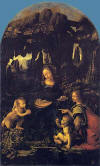Kayalıkların Meryem'i (Meryem ve İsa, bebek Aziz John ve bir melek), 1483-1486