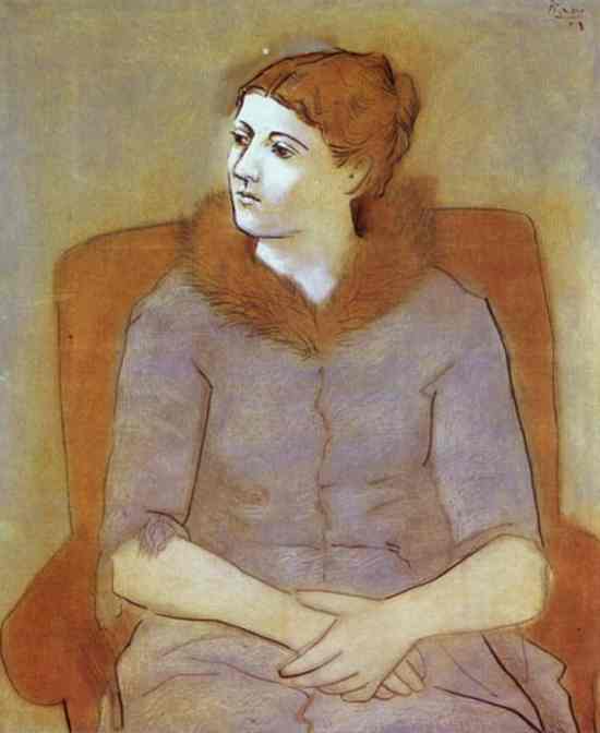 Pablo Picasso - Bayan Olga Picasso Picassonun e�i