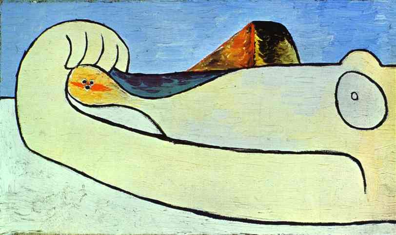 Pablo Picasso - nu on a Beach