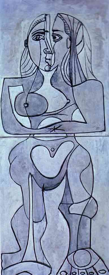 Pablo Picasso - Monolithic nu. 1958.