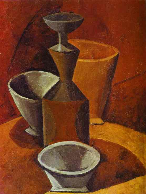 Pablo Picasso - Decanter and Tureens, 1908