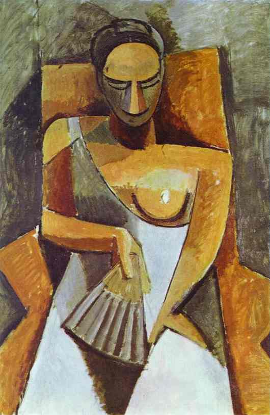 Pablo Picasso - Woman with a Fan, 1908