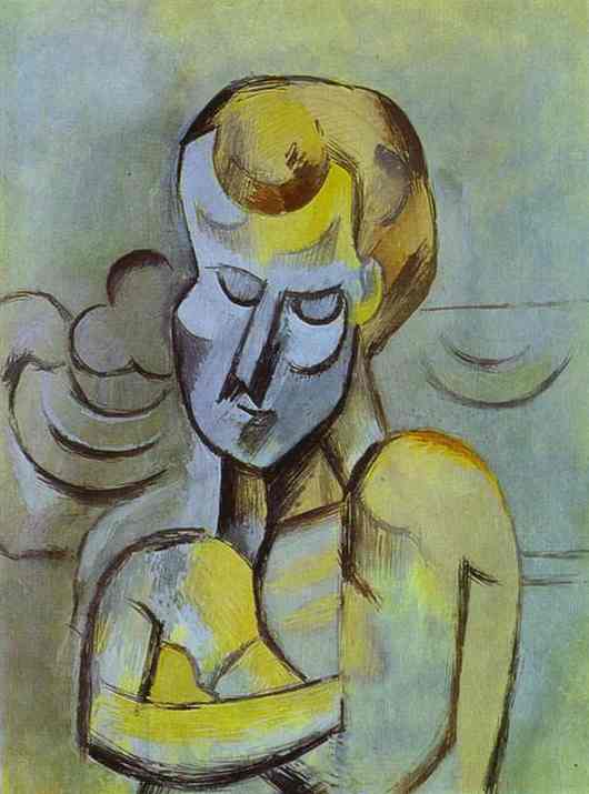 Pablo Picasso - Man with Arms Crossed, 1909