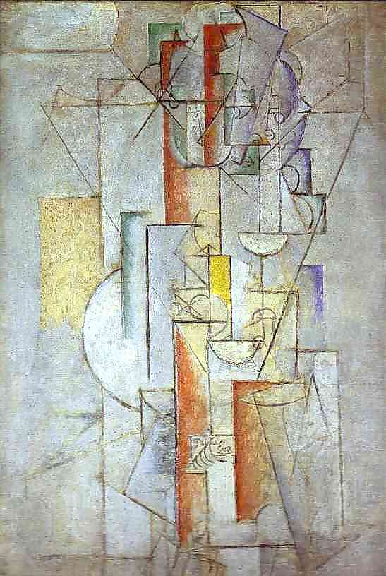 Pablo Picasso - nu, I love Eva, 1912