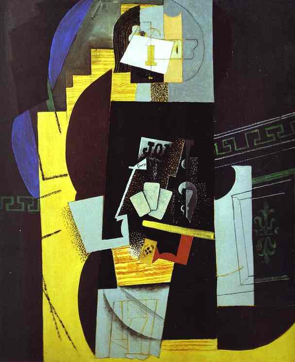 Pablo Picasso - Composition. Bowl of Fruit and Sliced Pear, 1914