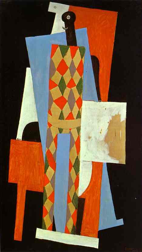 Pablo Picasso - Harlequin, 1915