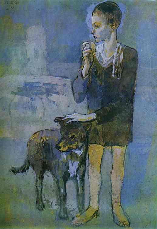 Pablo Picasso - Boy with a Dog, 1905
