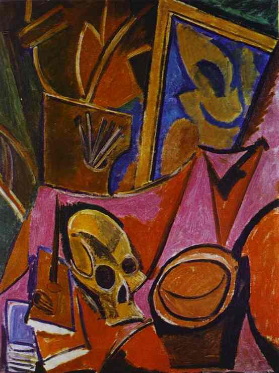 Pablo Picasso - Composition with a Skull, 1907