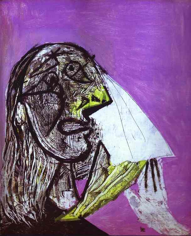 Pablo Picasso - A Woman in Tears, 1937