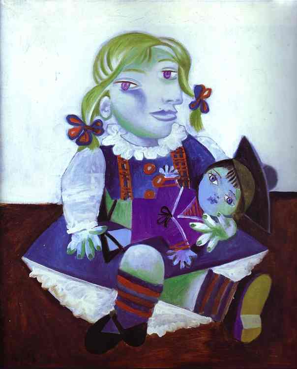 Pablo Picasso - Maya with a Doll 1938. 